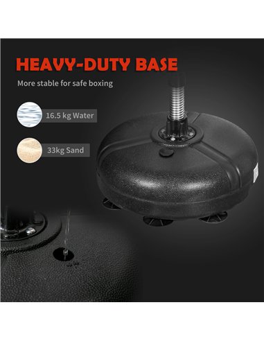 HOMCOM Adjustable Boxing Set with...