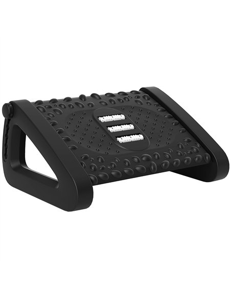 HOMCOM Adjustable Massage Footrest 10°-45° - Black 922-011V00BK - pic 133202 | FastDaddyshop
