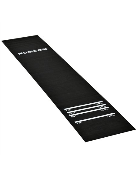 HOMCOM Professional Darts Mat 4 Distances Black B8-0005 - pic 133238 | FastDaddyshop