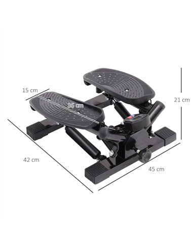 HOMCOM Mini Stepper with Resistance...