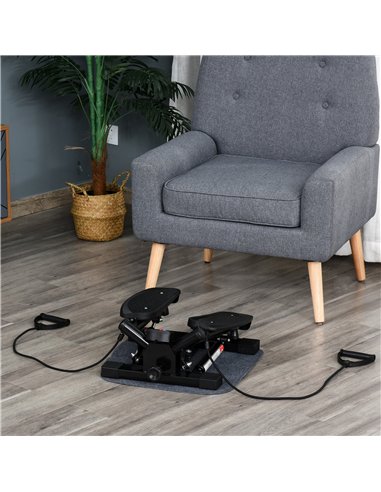HOMCOM Mini Stepper with Resistance...