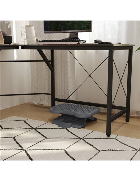 HOMCOM Ergonomic Footrest with Adjustable Height & Angle 922-002 Charcoal Grey - pic 133257 | FastDaddyshop