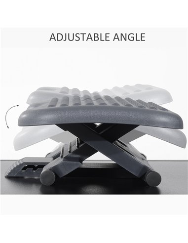 HOMCOM Ergonomic Footrest with...
