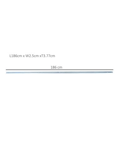 HOMCOM 6FT Sliding Barn Door Track...