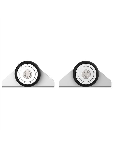 HOMCOM 6FT Sliding Barn Door Track Kit Silver B81-001 - pic 133270 | FastDaddyshop