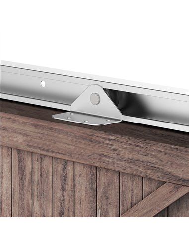 HOMCOM 6FT Sliding Barn Door Track...