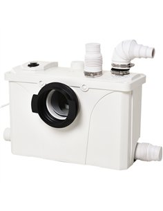 Homcom 700W Macerator Pump with 4 Inlets, White B50-006