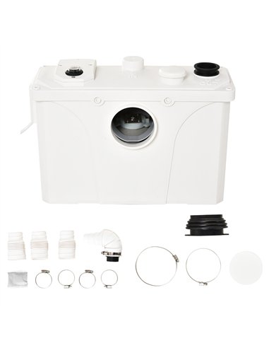 Homcom 700W Macerator Pump with 4...