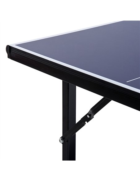 HOMCOM 6ft Folding Mini Table Tennis Table with Net, Blue A90-130 - pic 133326 | FastDaddyshop