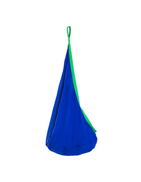 HOMCOM Kids Pod Swing Hammock Seat Nook Tent Blue 344-004 - pic 133334 | FastDaddyshop