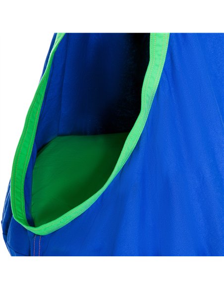 HOMCOM Kids Pod Swing Hammock Seat Nook Tent Blue 344-004 - pic 133336 | FastDaddyshop