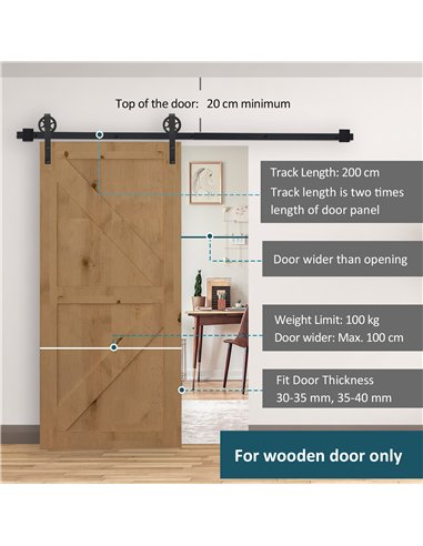 HOMCOM 6.6 FT Carbon Steel Sliding...