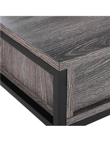 HOMCOM Industrial Console Table with...