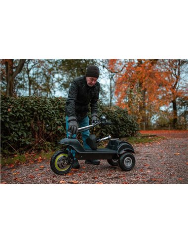 Zipper Folding 3 Wheel electric mobility scooter with seat 350W - photo09
