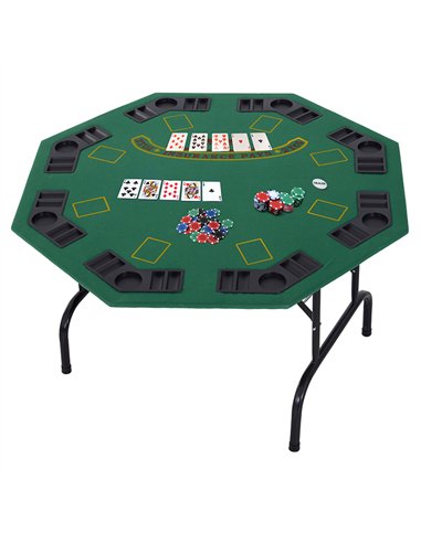 HOMCOM 8 Player Folding Poker Table...