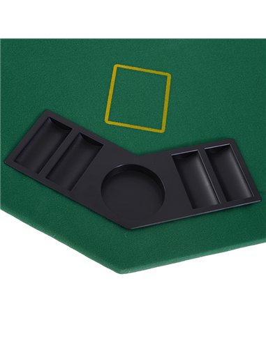 HOMCOM 8 Player Folding Poker Table...