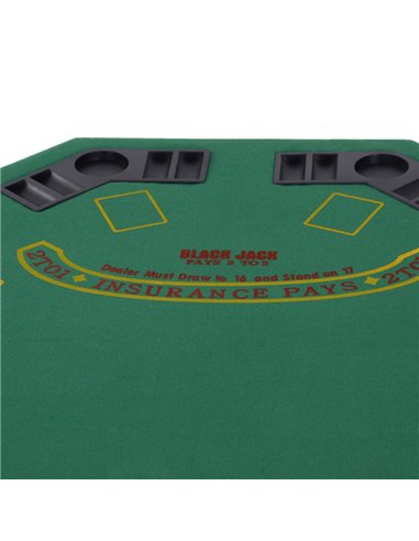 HOMCOM 8 Player Folding Poker Table...