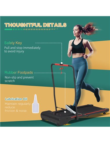HOMCOM Foldable Walking Treadmill...