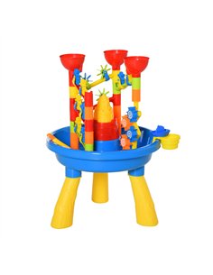 HOMCOM Sand & Water Playset with Accessories,...