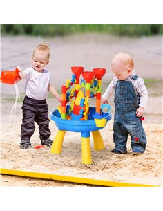 HOMCOM Sand & Water Playset with Accessories,... 2