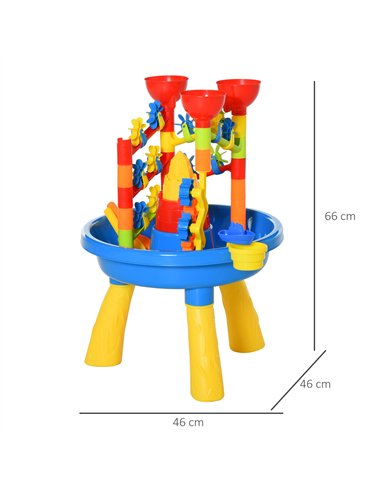 HOMCOM Sand & Water Playset with...