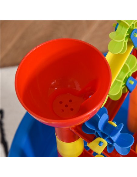 HOMCOM Sand & Water Playset with Accessories, Multicoloured, 343-037 - pic 133462 | FastDaddyshop
