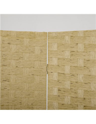 HOMCOM Wave Fibre 4-Panel Folding...