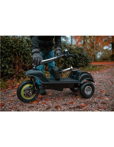 Zipper Folding 3 Wheel electric mobility scooter with seat 350W - photo10