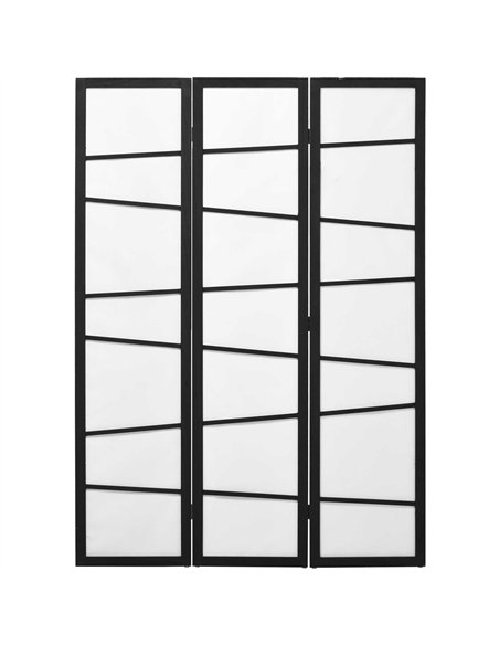 HOMCOM Wooden Folding Privacy Screen, 3 Panel Room Divider, White 830-702V00WT - pic 133508 | FastDaddyshop