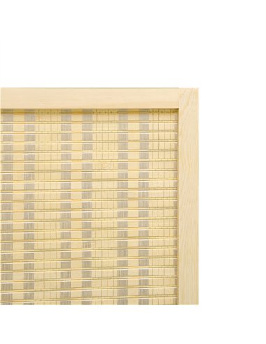 HOMCOM Natural 4 Panel Folding Room...