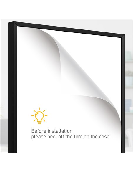 HOMCOM 60 x 80cm Sports Jersey Display Frame - Black AC0-005V80BK - pic 133538 | FastDaddyshop