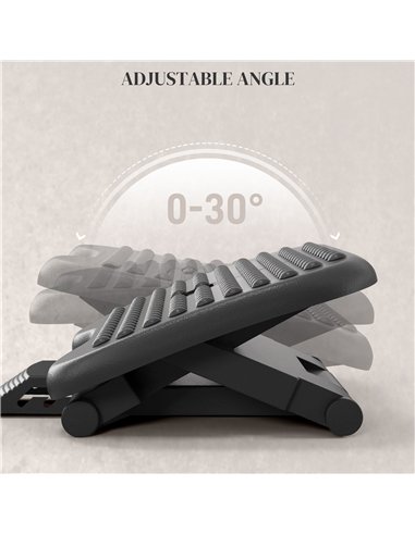 HOMCOM Ergonomic Adjustable Footrest...