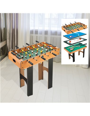 HOMCOM 4 in 1 Multi Games Table Set...