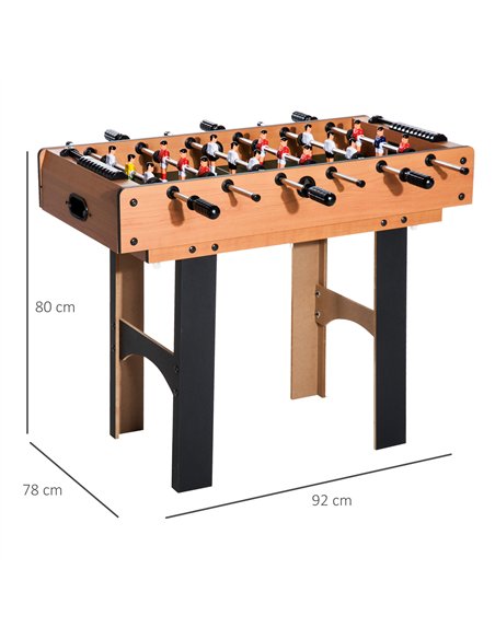 HOMCOM 4 in 1 Multi Games Table Set Natural A70-019V01MX - pic 133627 | FastDaddyshop