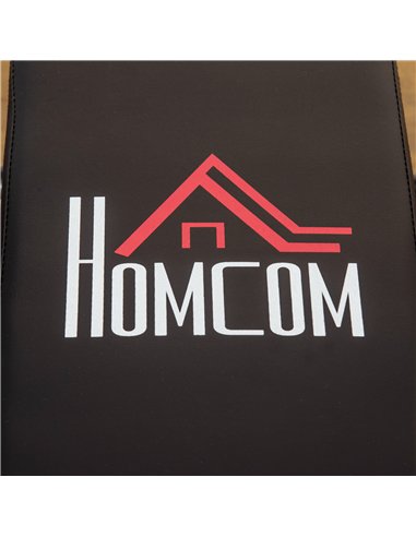 HOMCOM Adjustable Weight Bench Foldable Bench Press, with Barbell Rack, Black