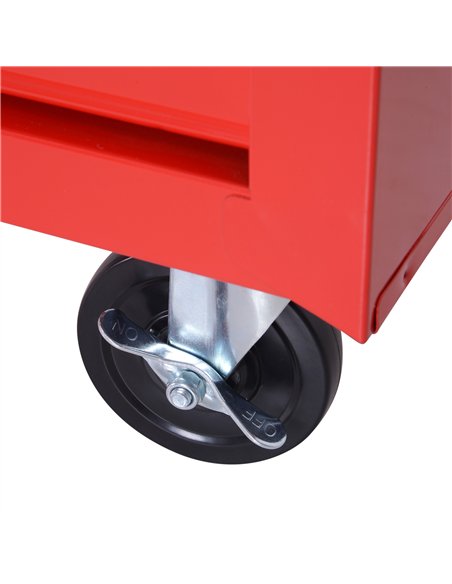 DURHAND 7-Drawer Rolling Tool Chest on Wheels, Lockable Tool Cabinet with Side Handle, Metal Tool Box Trolley for Garage, Worksh - pic 133921 | FastDaddyshop