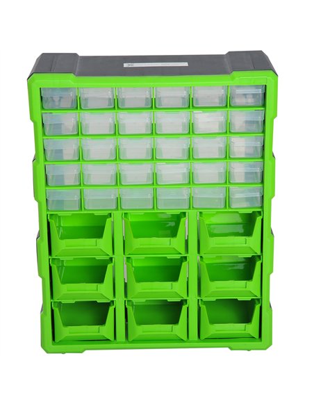 DURHAND Plastic 39 Drawer Parts Organiser Wall Mount Storage Cabinet Garage Small Nuts Bolts Tool Clear - pic 133961 | FastDaddyshop