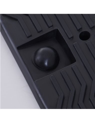 DURHAND 2 Pieces Car Ramps Heavy Duty 5 Ton Motorhome Levelling Ramps, Plastic Garage Workshop Car Lift, Portable Automotive Veh