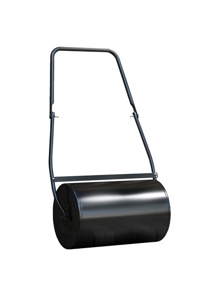 DURHAND 38L Heavy Duty Water or Sand Filled Garden Steel Lawn Roller Drum Φ50cm Black - pic 133976 | FastDaddyshop