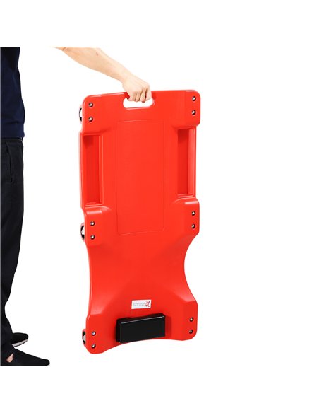 DURHAND Mechanic Vehicle Creeper Under Car Repair Padded Headrest Rolling Moulded Workshop Garage Assistance with Tool Tray, Red - pic 134019 | FastDaddyshop