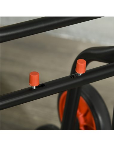 DURHAND Steel Climbing Stairs Trolley Hand Trucks 6-Wheels Foldable Load Cart 120kg