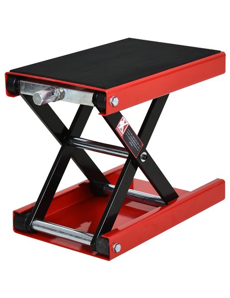 DURHAND 500KG Motorcycle Lift Scissor Jack, Height Adjustable Motorbike Stand with Anti-Slip Wide Deck, Heavy Duty Steel Motorbi - pic 134030 | FastDaddyshop