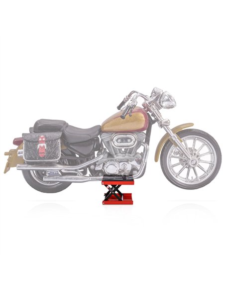 DURHAND 500KG Motorcycle Lift Scissor Jack, Height Adjustable Motorbike Stand with Anti-Slip Wide Deck, Heavy Duty Steel Motorbi - pic 134038 | FastDaddyshop