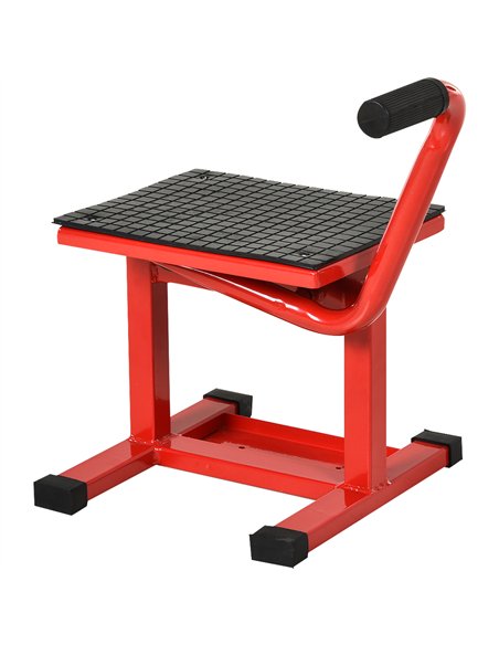 DURHAND 150KG Steel Motorbike Jack Lift Rubber Platform Crank Lift Manual Repair Clean Hoist Table Assist Off-Road Dirt Bike Sta - pic 134039 | FastDaddyshop