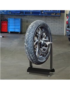 DURHAND Motorcycle Bicycle Wheel Lifting Balance Stand, Motorbike Portable Stand, Rotating Adjustment Wheel 2
