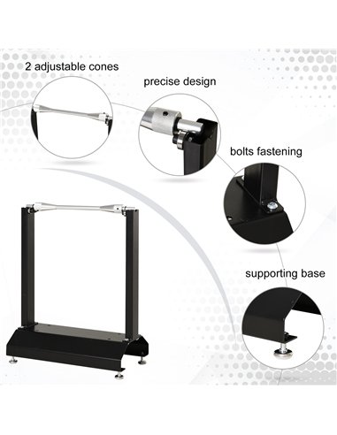 DURHAND Motorcycle Bicycle Wheel Lifting Balance Stand, Motorbike Portable Stand, Rotating Adjustment Wheel