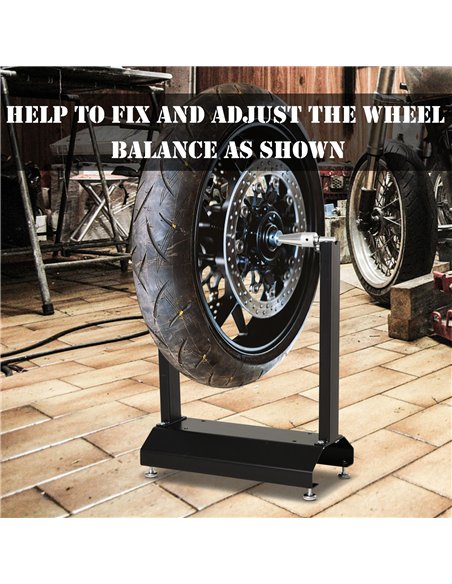 DURHAND Motorcycle Bicycle Wheel Lifting Balance Stand, Motorbike Portable Stand, Rotating Adjustment Wheel - pic 134071 | FastDaddyshop