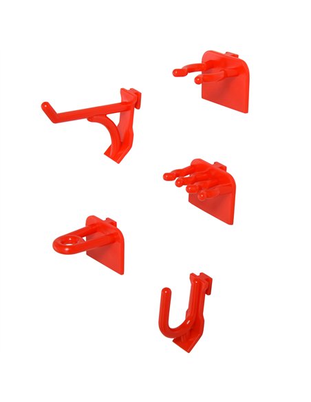 DURHAND 54 Pcs On-Wall Tool Equipment Holding Pegboard Home DIY Garage Organiser DIY w/ 50 Pegs 2 Shelves - pic 134091 | FastDaddyshop