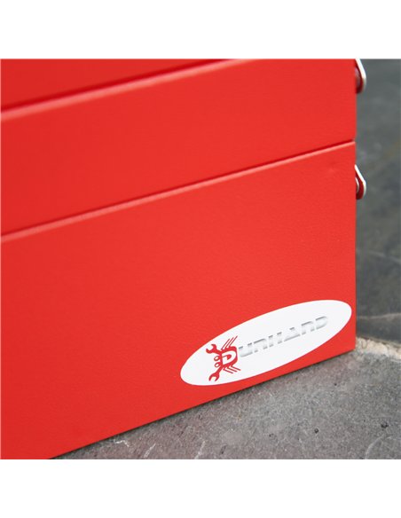 DURHAND Metal Tool Box 3 Tier 5 Tray Professional Portable Storage Cabinet Workshop Cantilever Toolbox with Carry Handle, 56cmx2 - pic 134136 | FastDaddyshop