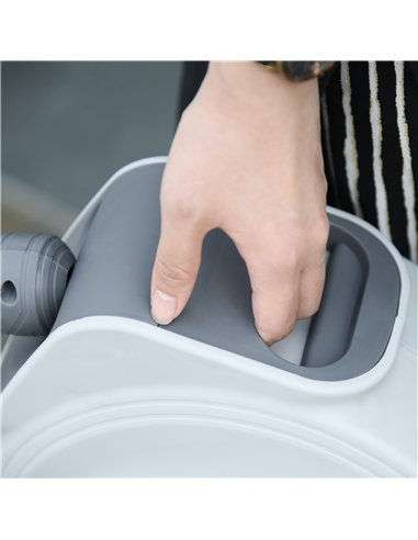 DURHAND Retractable Air Hose Reel 15m+ 140cm Hose Diameter 3/ 8" 9.5mm, Hose Connector 1/ 4" BSP, Wall Mount Auto Rewind Hose- R